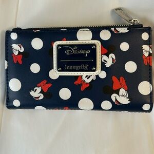 Disney Loungefly Navy Minnie Mouse Wallet